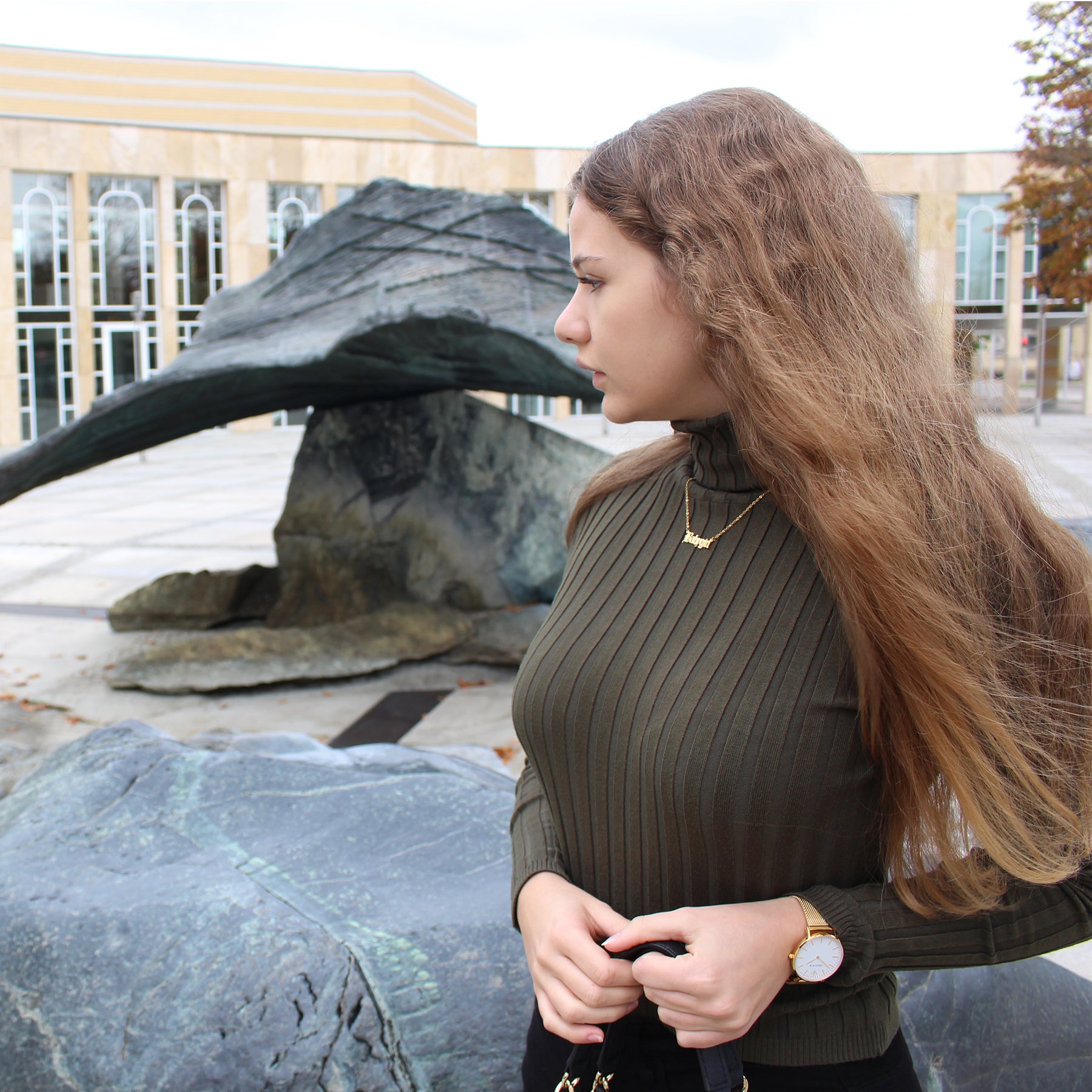 'BABYGIRL‘ NECKLACE GOLD - Dreizack