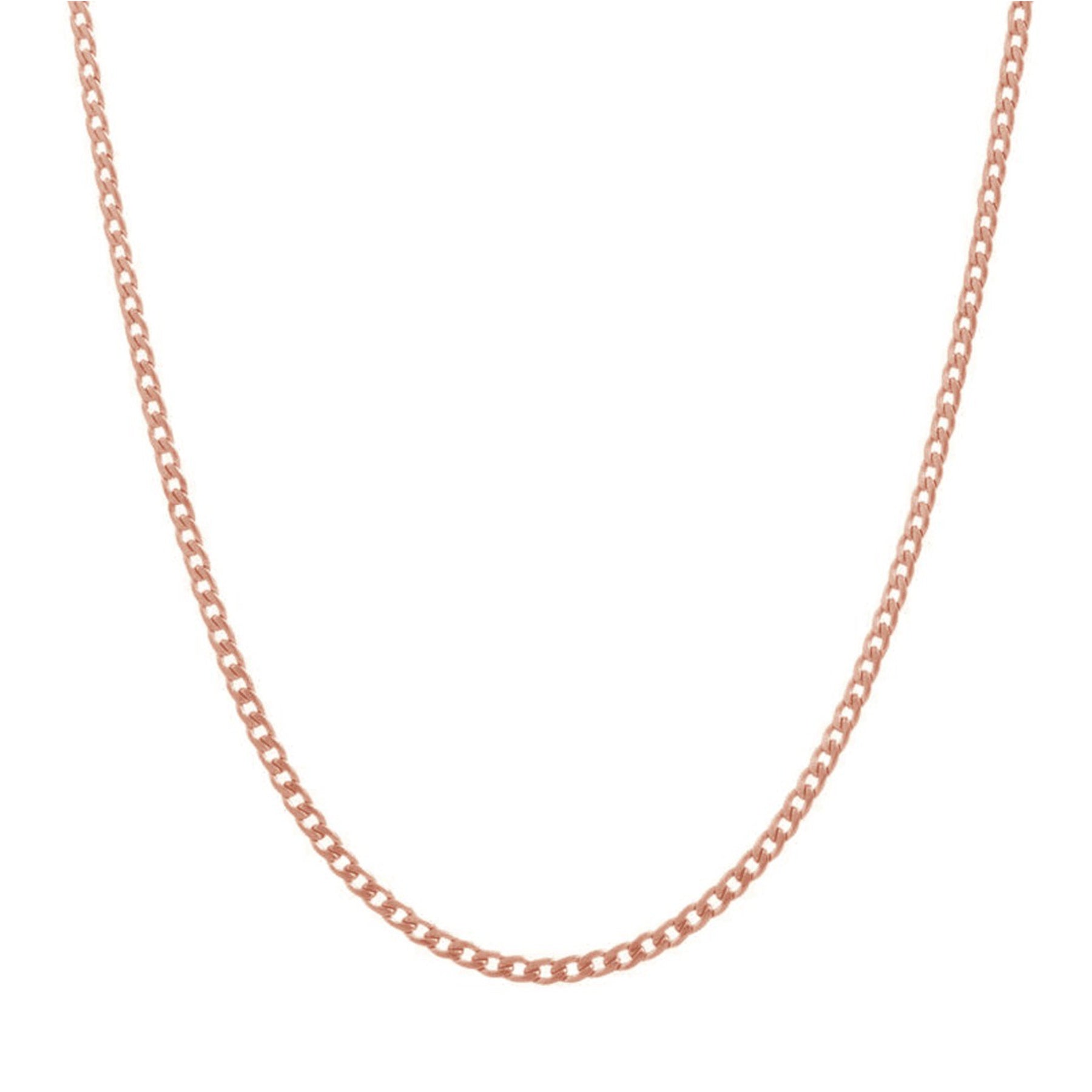 CLASSIC CHAIN NECKLACE ROSE GOLD - Dreizack