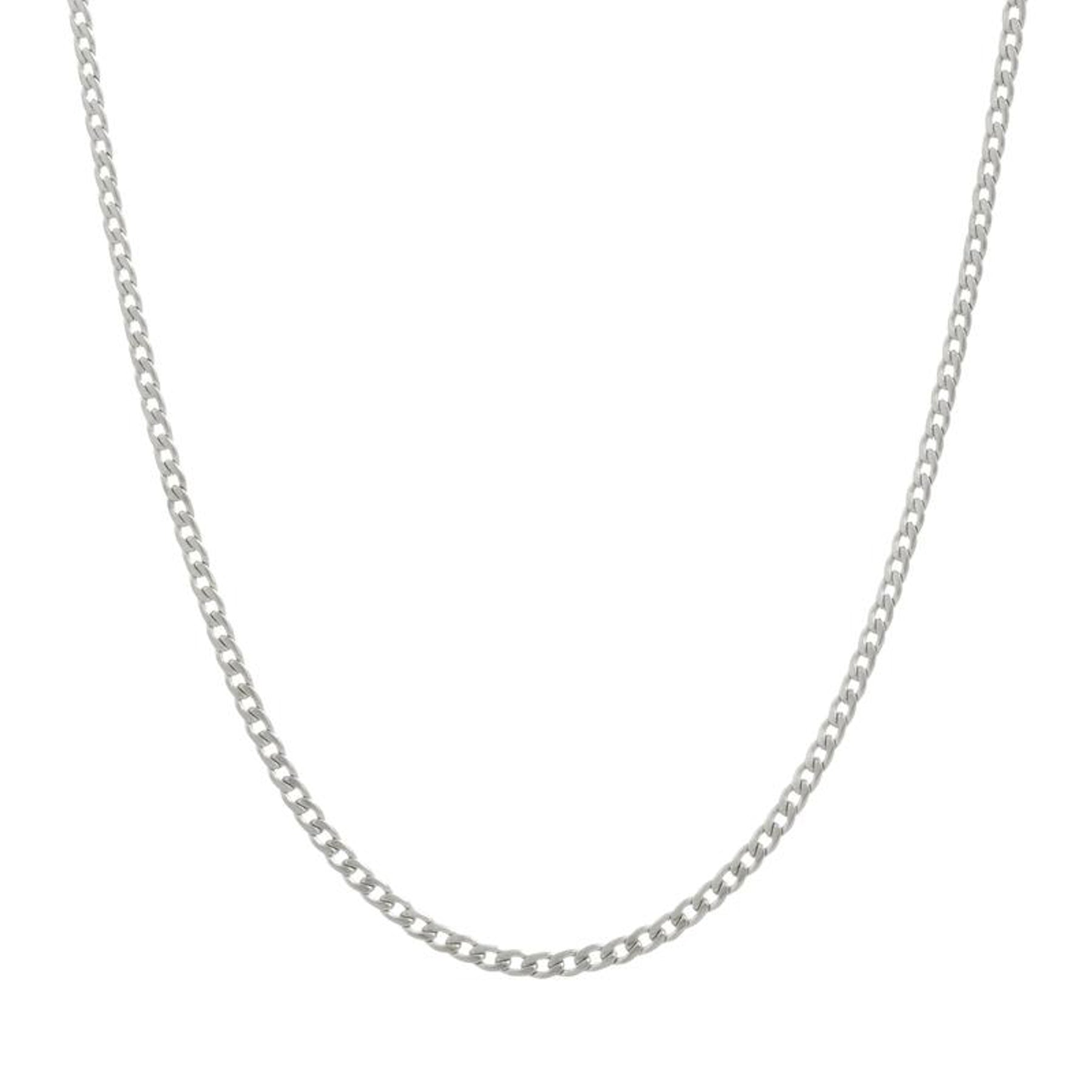 CLASSIC CHAIN NECKLACE SILVER - Dreizack