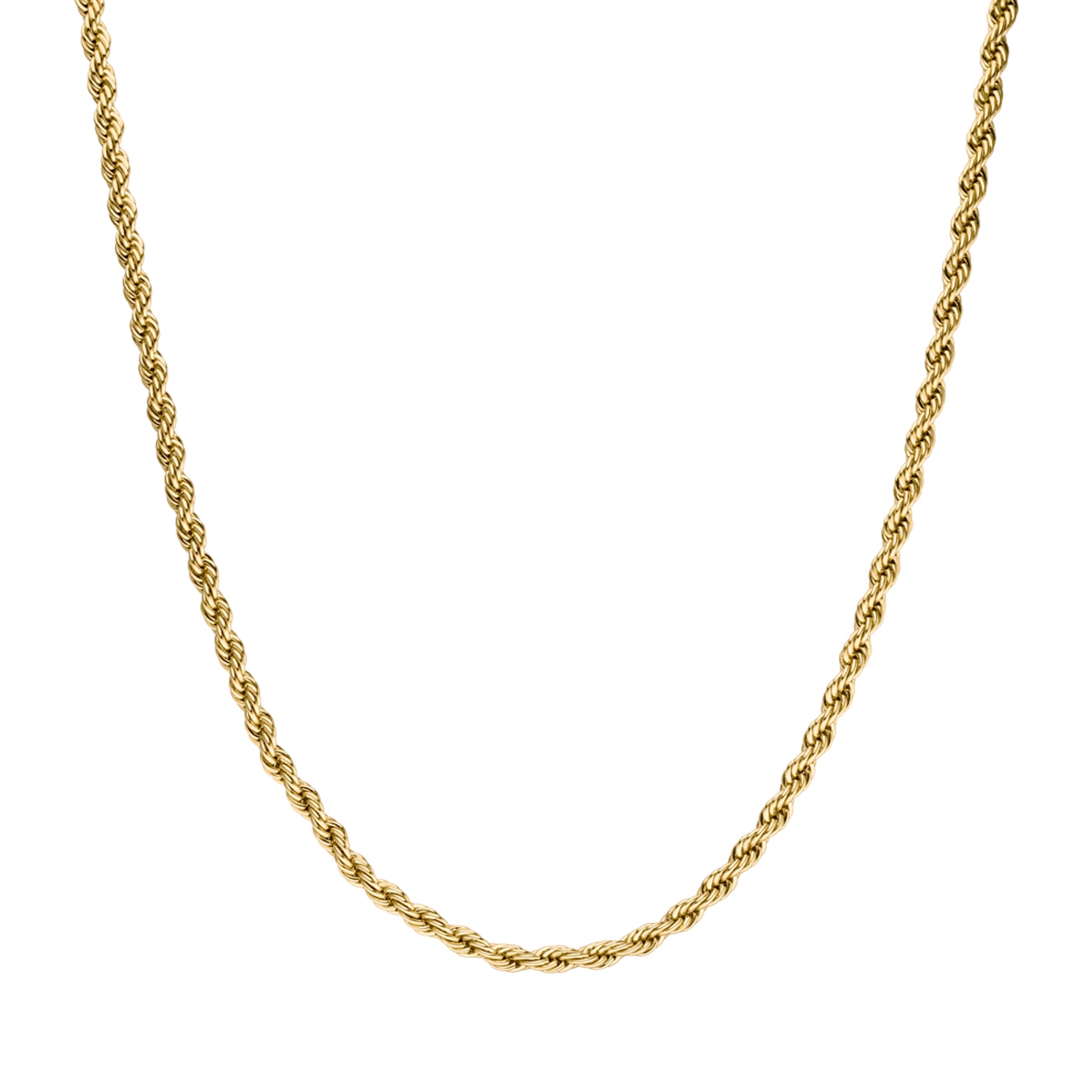 CLASSIC TWISTED NECKLACE GOLD - Dreizack
