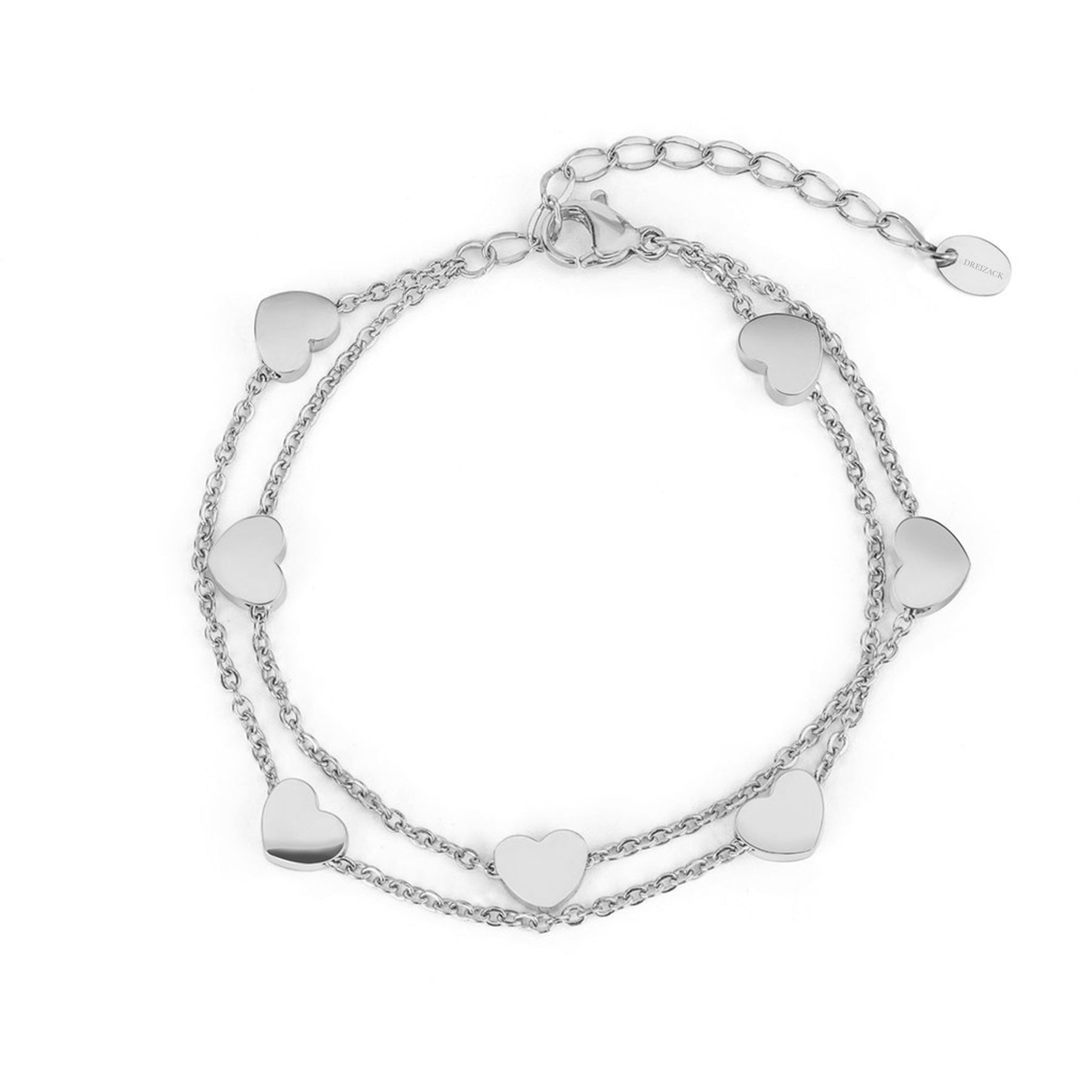'ENDLESS LOVE' BRACELET SILVER - Dreizack