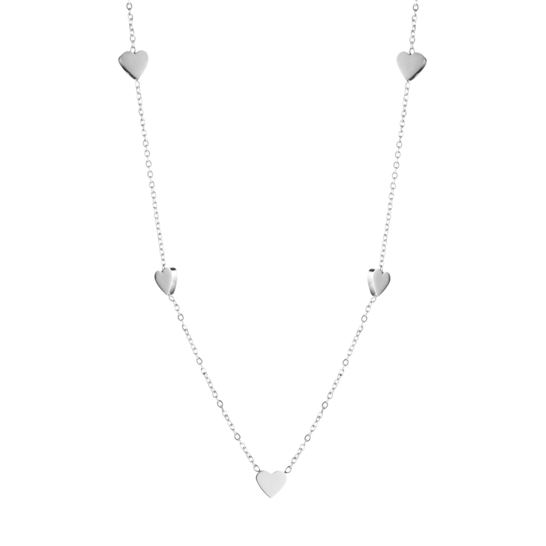 dreizack endless love necklace silver halskette