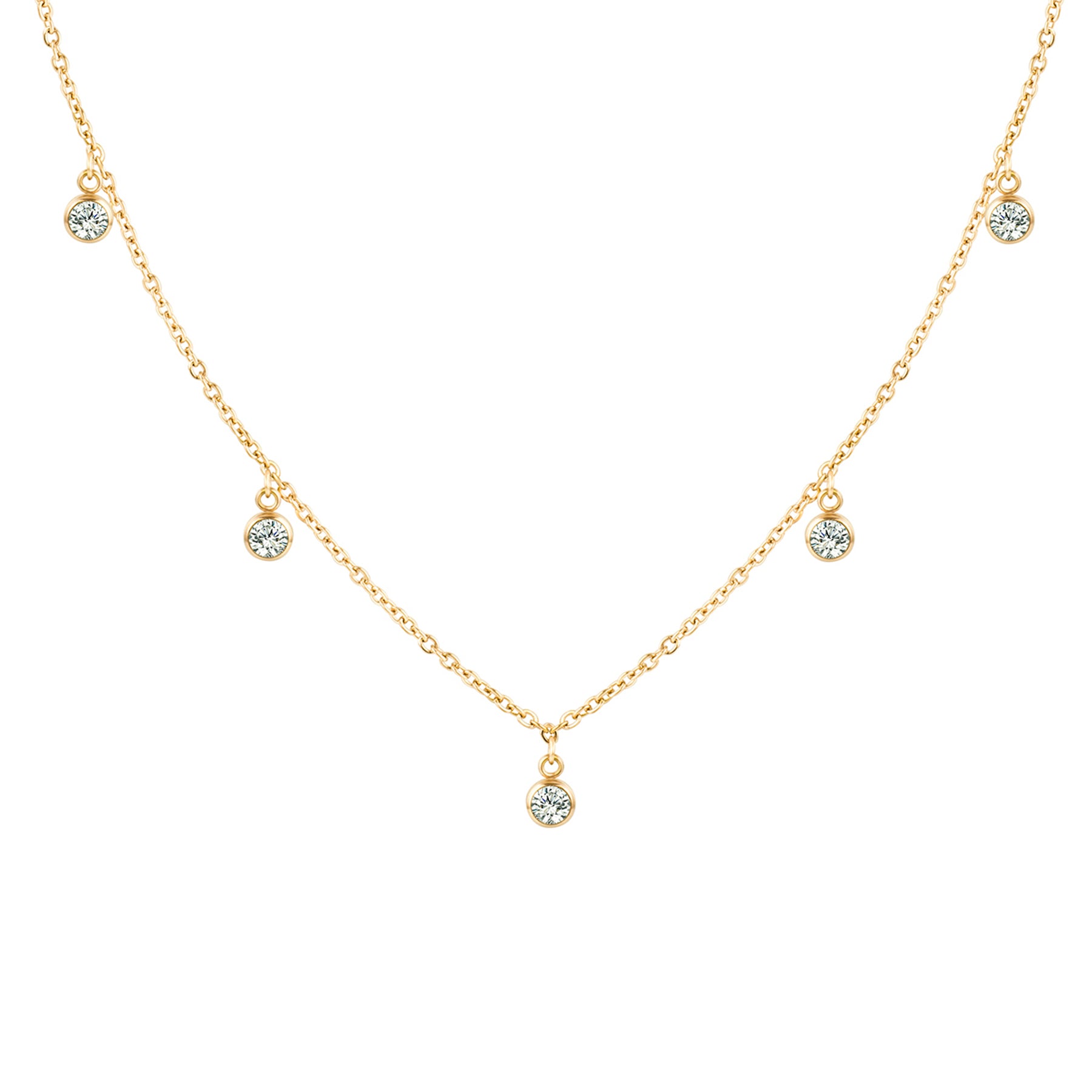 'MAGIC DROP' CHOKER GOLD - Dreizack