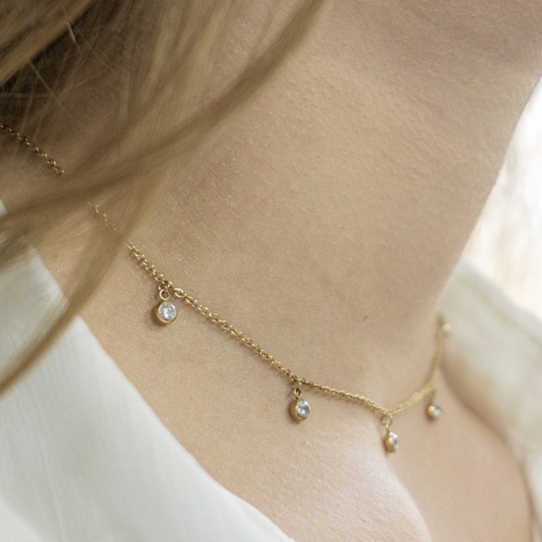 'MAGIC DROP' CHOKER GOLD - Dreizack