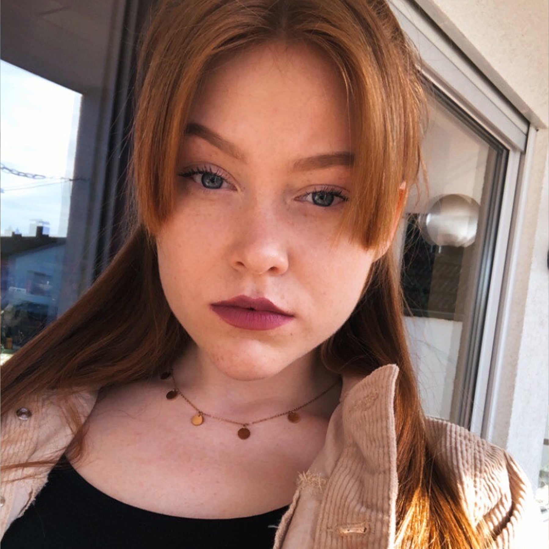 MULTI COIN NECKLACE ROSE GOLD - Dreizack