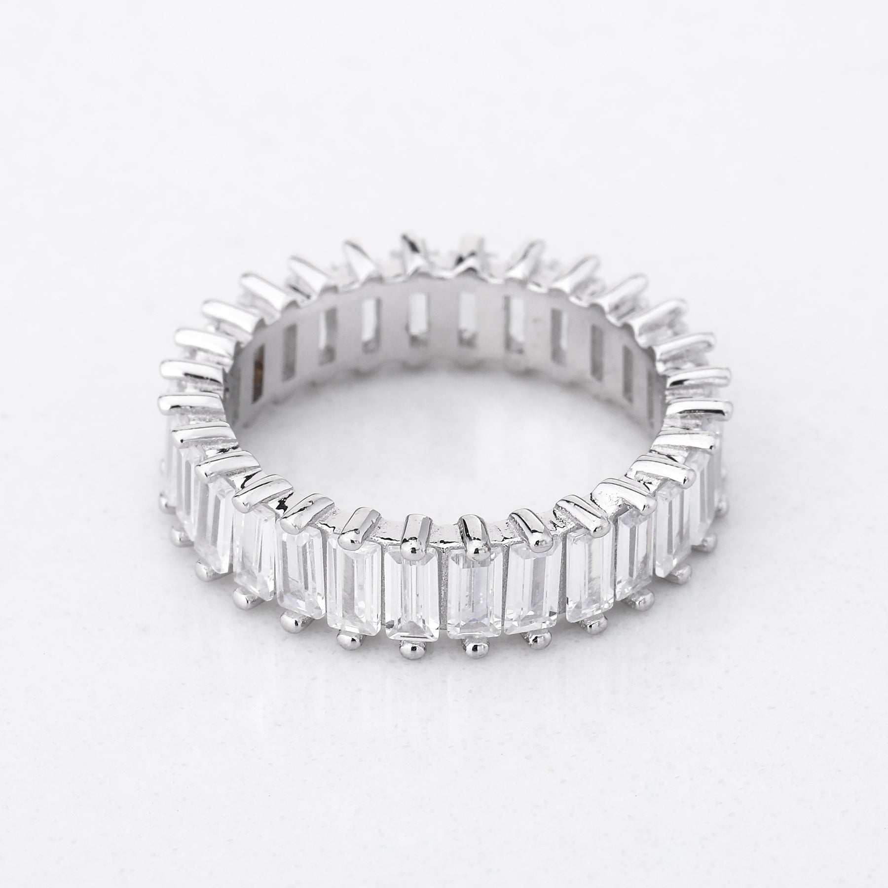 SHINY ICE RING 925 SILVER - Dreizack