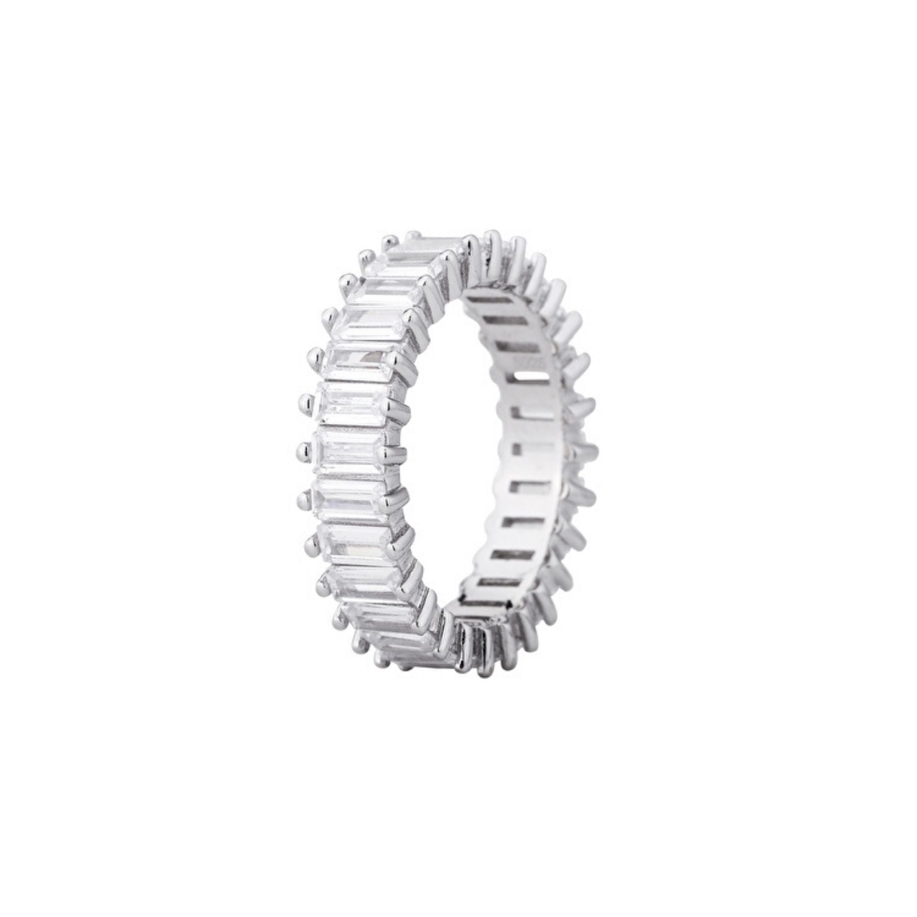 SHINY ICE RING 925 SILVER - Dreizack