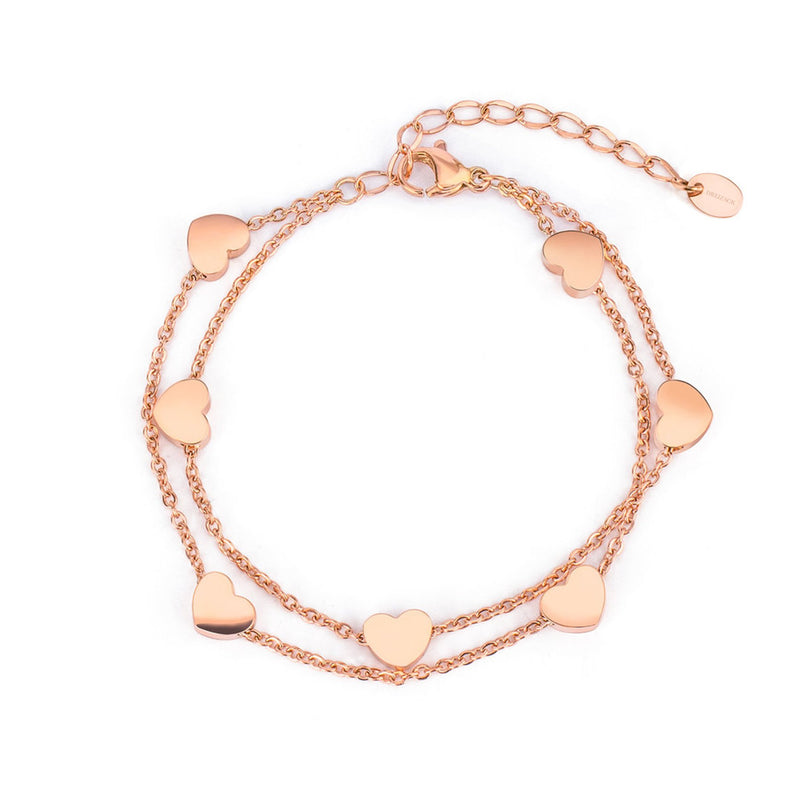 'ENDLESS LOVE' BRACELET ROSE GOLD - Dreizack